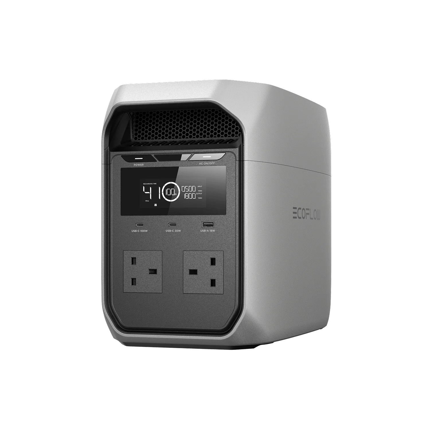 EcoFlow DELTA 3 Classic グレー 大容量 1024Wh EcoFlow DELTA 3 Classic (1024Wh) Portable Power Station – True