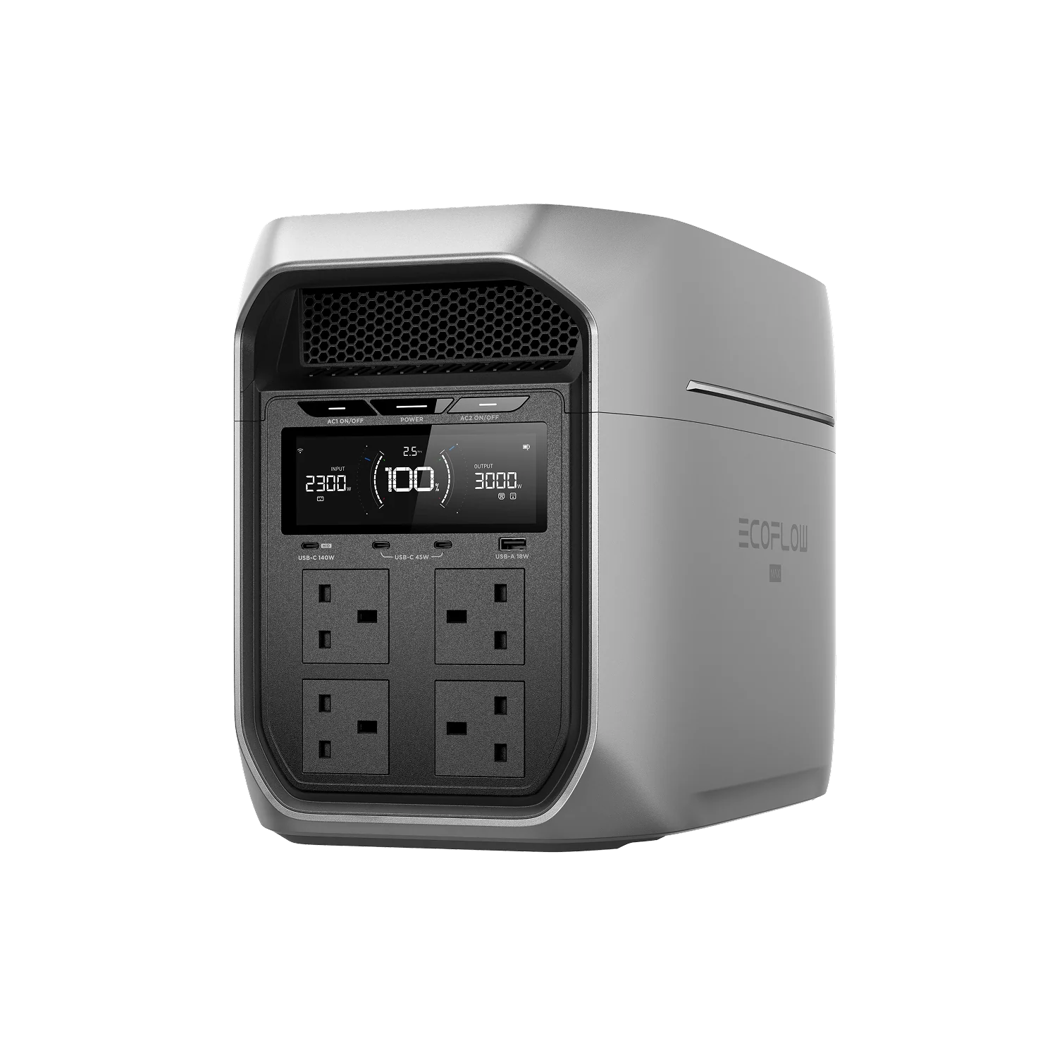 EcoFlow DELTA 3 Max Plus (2048Wh) Portable Power Station – True