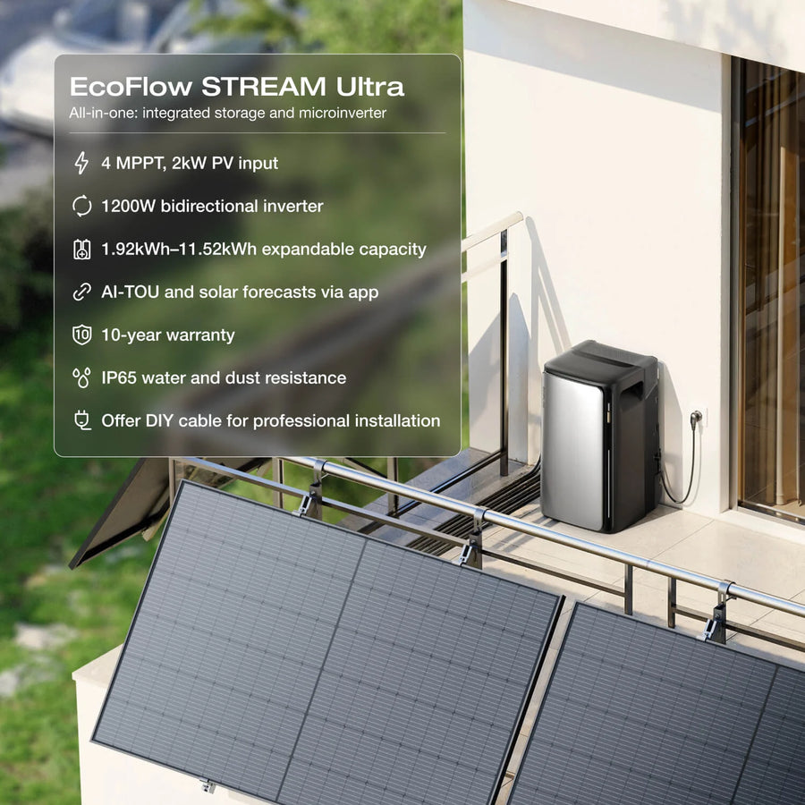 EcoFlow STREAM Ultra Home Solar Battery